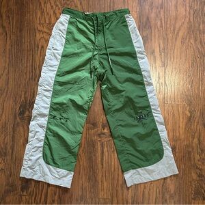 Air Jordan x Off-White oversized Track Pants‎ Forest Green Phantom Black Mens XS